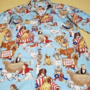 Dogs all over night gown size XS